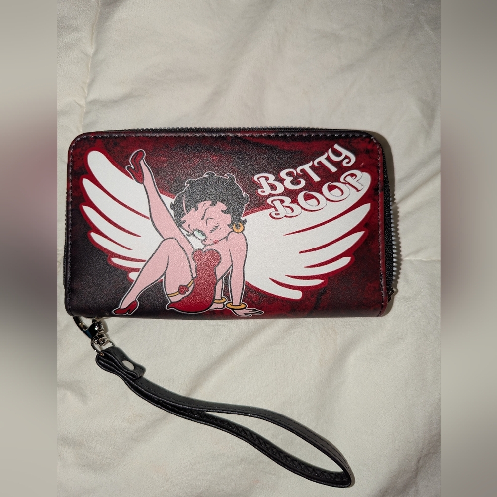 ❤️‍🔥Betty Boop Red and Black Women's Wallet